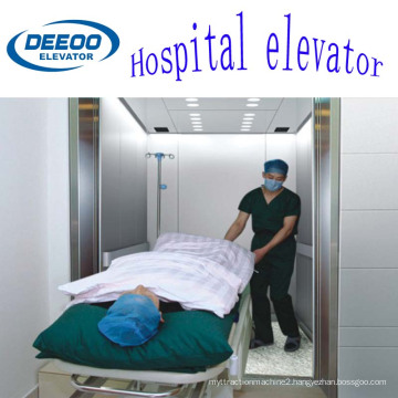 Machine Room Gearless Drive Hospital Passenger Elevator